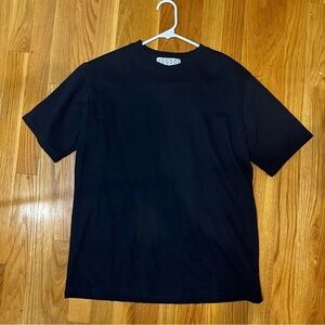 N.J Company Men Black T-Shirt Size M